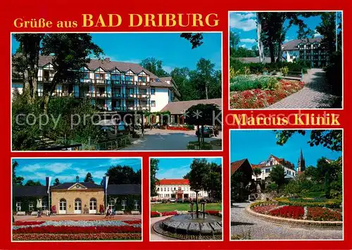 AK / Ansichtskarte Bad_Driburg Marcus Klinik Teilansichten Bad_Driburg