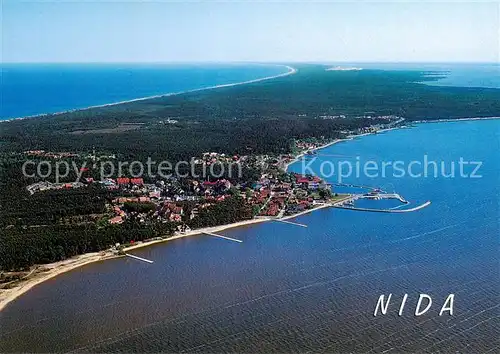AK / Ansichtskarte Nida_Lithuania Fliegeraufnahme 