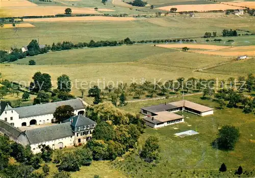 AK / Ansichtskarte Betzdorf_Luxembourg Croix Rouge Luxembourgeoise Vue aerienne 