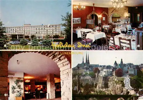AK / Ansichtskarte Luxembourg__Luxemburg Holiday Inn Hotel Gastraeume Panorama 