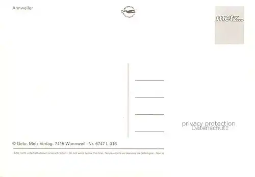 AK / Ansichtskarte Annweiler_Trifels Ortsmotiv Annweiler_Trifels