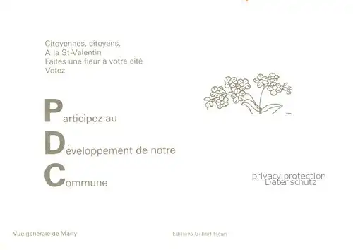 AK / Ansichtskarte Marly_FR Vue generale aerienne Marly_FR