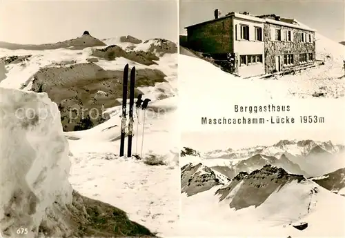 AK / Ansichtskarte Maschcachamm Luecke_1953m_SG Panorama Berggasthaus Maschcachamm Luecke 
