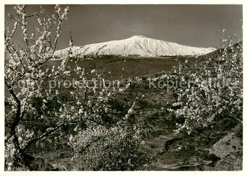 AK / Ansichtskarte Taormina_Sicilia_IT Etna 