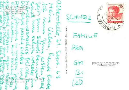 AK / Ansichtskarte Alberobello_Bari_IT Trulli Siamesi Via Monte Nero 