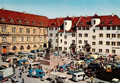 AK / Ansichtskarte Stuttgart Schillerplatz Stuttgart