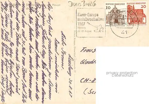 AK / Ansichtskarte Duisburg__Ruhr Stadtautobahn am Hauptbahnhof 