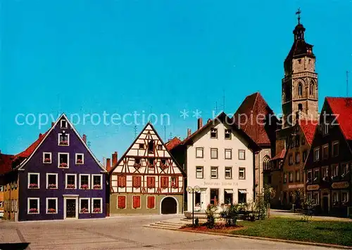 AK / Ansichtskarte Weissenburg__Bayern Am Hof mit Andreaskirche 