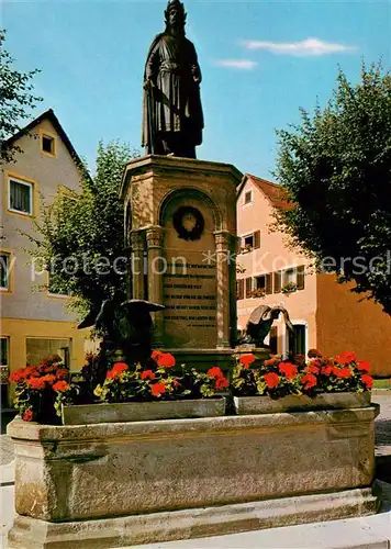 AK / Ansichtskarte Wolframs Eschenbach Wolfram Denkmal Wolframs Eschenbach