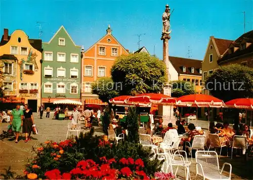 AK / Ansichtskarte Weilheim_Oberbayern Marienplatz Weilheim Oberbayern