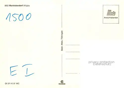 AK / Ansichtskarte Marktoberdorf Kirche Marktoberdorf