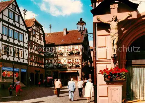 AK / Ansichtskarte Lohr_Main Ortspartie Lohr_Main