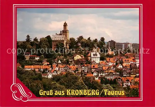 AK / Ansichtskarte Kronberg__Cronberg_Taunus Panorama Schloss 
