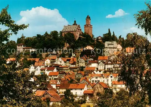 AK / Ansichtskarte Kronberg__Cronberg_Taunus Panorama mit Schloss 