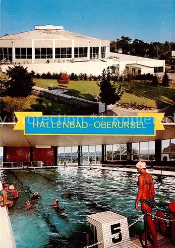 AK / Ansichtskarte Oberursel_Taunus Hallenbad Schwimmbecken Oberursel Taunus