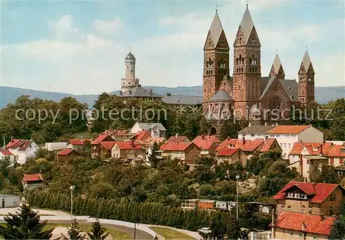 AK / Ansichtskarte Bad_Homburg Schloss und Erloeserkirche Bad_Homburg