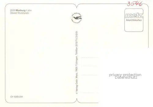 AK / Ansichtskarte Marburg_Lahn Oberer Marktplatz Fachwerkhaeuser Marburg_Lahn