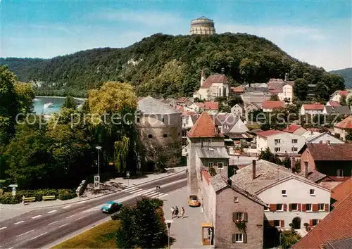 AK / Ansichtskarte Kelheim_Donau Panorama mit der Befreiungshalle 