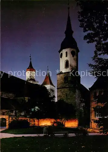AK / Ansichtskarte Feuchtwangen Kirche Turm Feuchtwangen
