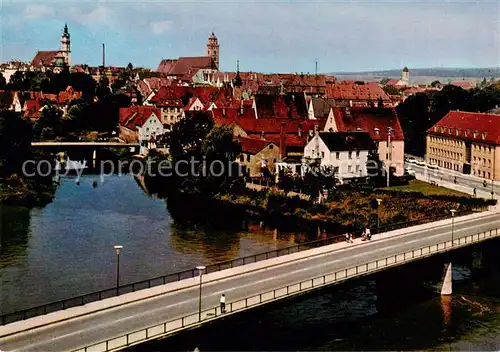 AK / Ansichtskarte Donauwoerth Donaubruecke Donauwoerth