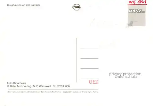 AK / Ansichtskarte Burghausen_Salzach Panorama Kirche Burghausen Salzach