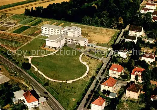 AK / Ansichtskarte Laupheim Provinzialhaus Steyler Missionsschwestern Dreifaltigkeitskloster Fliegeraufnahme Laupheim