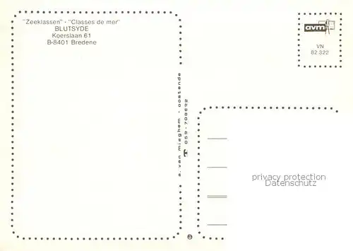 AK / Ansichtskarte Bredene_Belgie Zeeklassen Blutsyde 