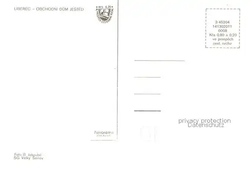 AK / Ansichtskarte Liberec_Reichenberg Obchodni dum jested 