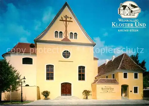 AK / Ansichtskarte Stein_Krems Weinkolleg Kloster Und Stein Krems