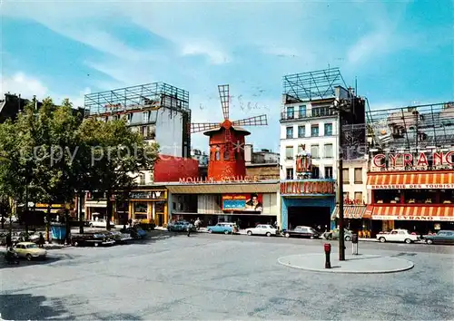AK / Ansichtskarte Paris_75 Le Moulin Rouge Place Blanche 