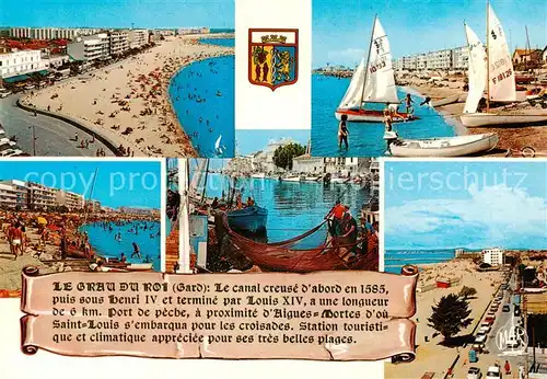 AK / Ansichtskarte Le_Grau du Roi_30_Gard La Plage Le Port 