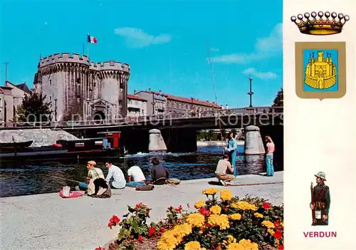 AK / Ansichtskarte Verdun__55_Meuse La Porte Chausee et les Bords de Meuse 