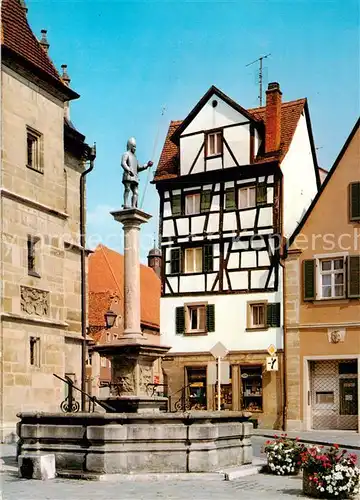 AK / Ansichtskarte Weissenburg__Bayern Schweppermann Brunnen 