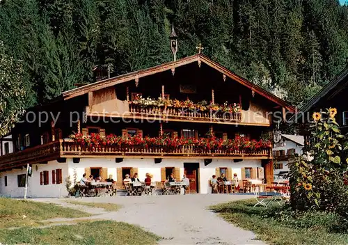 AK / Ansichtskarte Kiefersfelden Cafe Pension Wallerhof Kiefersfelden