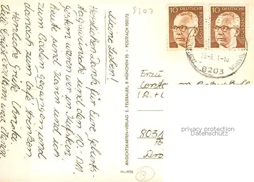 AK / Ansichtskarte Oberaudorf_Inn Panorama Ortspartie Sesselbahn Hotel Kirche 