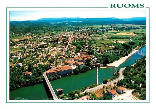 AK / Ansichtskarte  Ruoms Vue générale aérienne Ruoms