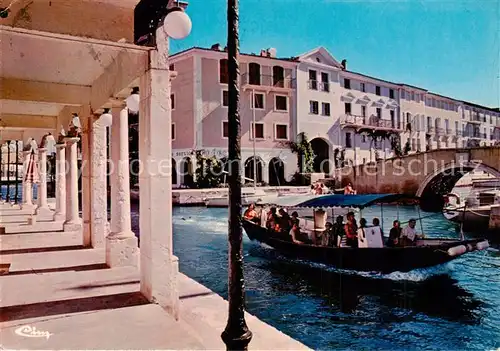AK / Ansichtskarte Port_Grimaud_83_Var Cite lacustre realisee par Etige et Manera SA 