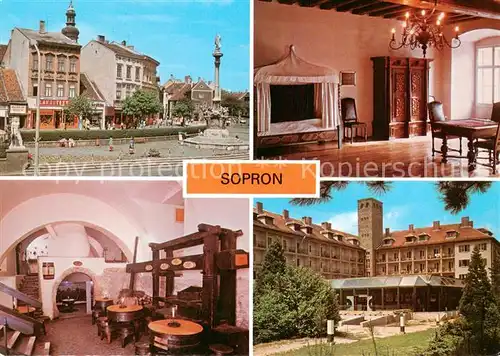 AK / Ansichtskarte Sopron_Oedenburg_HU Hotel Teilansichten 