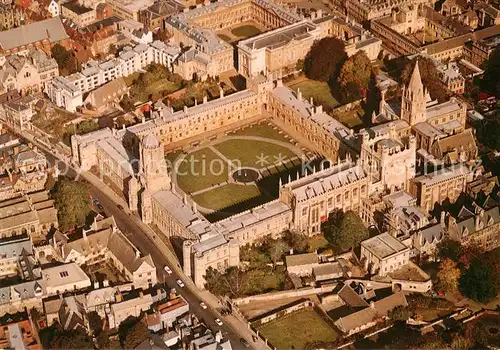 AK / Ansichtskarte Oxford__Oxfordshire_UK Christ Churtch from the air 