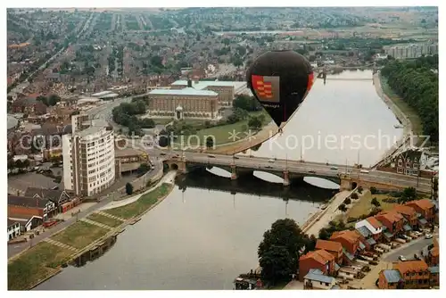 AK / Ansichtskarte Nottingham__UK Trent Bridge from the air 