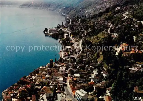 AK / Ansichtskarte Brissago_Lago_Maggiore_TI Fliegeraufnahme 