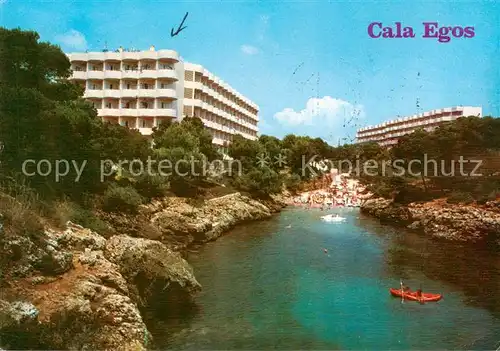 AK / Ansichtskarte Cala_Egos_Mallorca_ES Hoteles Corfu y Scorpio 