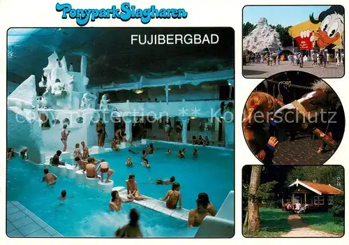 AK / Ansichtskarte Slagharen_NL Ponypark Hallenbad Teilansichten 