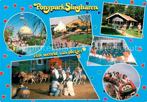 AK / Ansichtskarte Slagharen_NL Ponypark Slagharen Teilansichten 