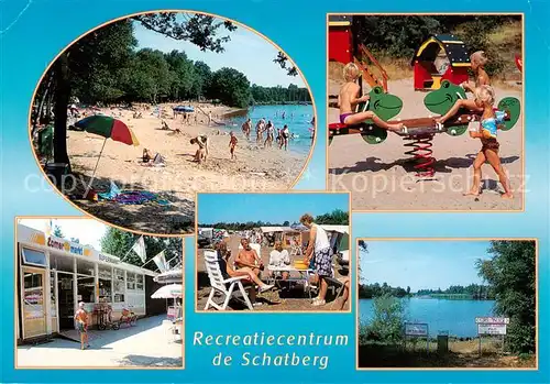 AK / Ansichtskarte Sevenum_NL Recreatiecentrum de Schatberg Strand Kinderspielplatz Terrasse Freibad 