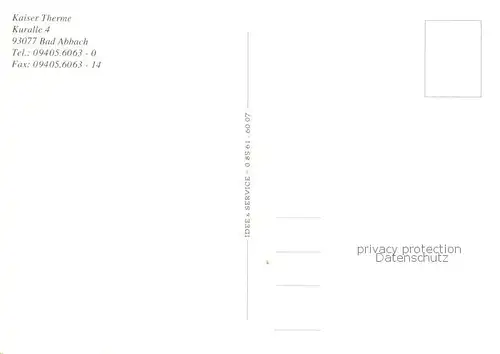 AK / Ansichtskarte Bad_Abbach Kaiser Therme Thermal Schwefel Moor Bad_Abbach