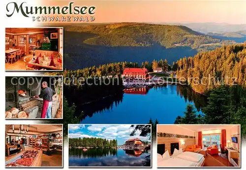 AK / Ansichtskarte Mummelsee Berghotel Mummelsee Gastraeume Zimmer Verkaufstheke Mummelsee