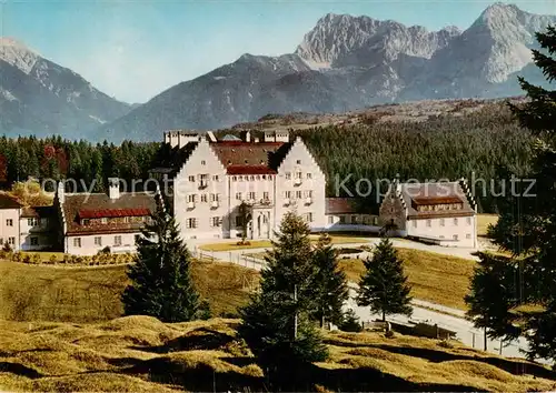 AK / Ansichtskarte Klais Ev Hochgebirgs Erholungsheim Schloss Kranzbach Klais