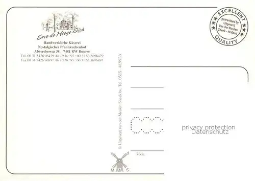 AK / Ansichtskarte Buurse_NL Handwerkliche Kaeserei Pfannenkuchenhof 