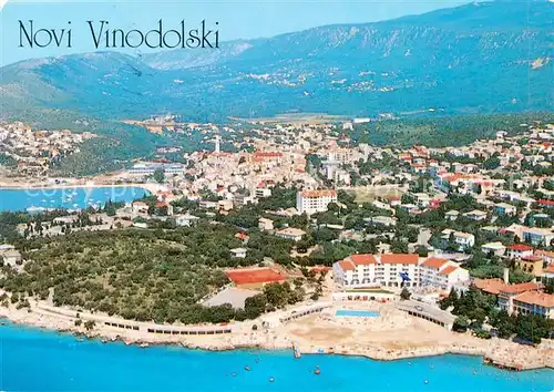 AK / Ansichtskarte Novi_Vinodolski_Croatia Fliegeraufnahme 